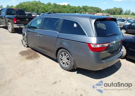 2013 Honda Odyssey Ex-L из США, поврежденный, VIN 5FNRL5H64DB034535